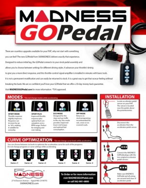 Mazda 3 (2016 - on) Throttle Response Controller - MADNESS GOPedal - Bluetooth Mazda 3 (2016 - on) Throttle Response Controller - MADNESS GOPedal - Bluetooth