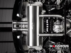 Jaguar F-TYPE Performance Exhaust System - Ragazzon - 2.0L Turbo - Center Exit - Vacuum Valve Design - Non Resonated - Dual Tip 