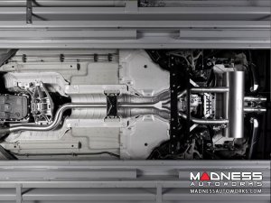 Jaguar F-TYPE Performance Exhaust System - Ragazzon - 2.0L Turbo - Center Exit - Vacuum Valve Design - Non Resonated - Dual Tip 