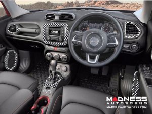 Jeep Renegade Interior Trim Kit - Checkered Pattern - Right Hand Drive