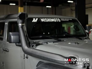 Jeep Wrangler JL Snorkel - Mishimoto Borne Off-Road - Wrinkle Red