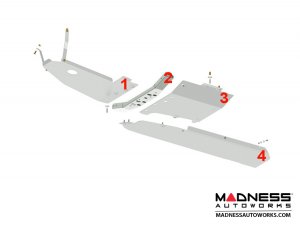 Jeep Wrangler JK Undercloak Integrated Armor System - 4Door 