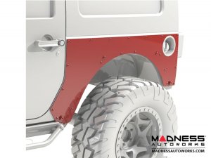 Jeep Wrangler JK Overline Rear Flare Mounting Exoskin - Pair - 4 Door Jeep Wrangler JK Overline Rear Flare Mounting Exoskin - Pair - 4 Door