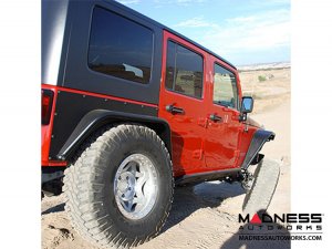 Jeep Wrangler JK Overline Hi-Clearance Dovetailed &amp; Removable Rear Flare - Standard Edition - Pair - 4 Door