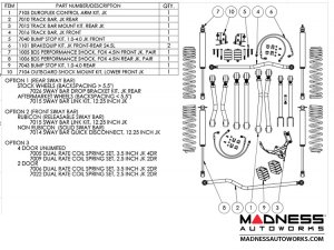 Jeep Wrangler JK Suspension Lift Kit - Game-Changer - 2.5in