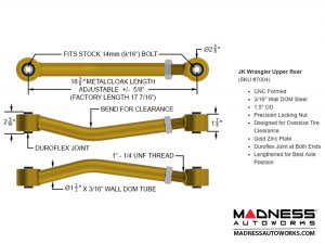 Jeep Wrangler JK Game-Changer 3.5&quot; Suspension - No Shock Edition 