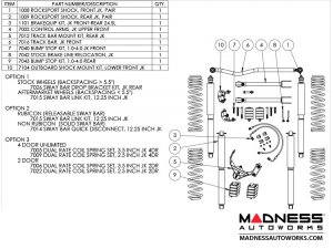 Jeep Wrangler JK Suspension Lift Kit - True Dual-Rate - 2.5in 
