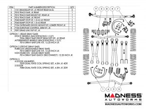 Jeep Wrangler JK Game-Changer Suspension 4.5&quot; - No Shock Edition 