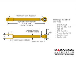 Jeep Wrangler JK Game-Changer Suspension 5.5" Bolt-On - Hi Steer - RockSport L/T Edition