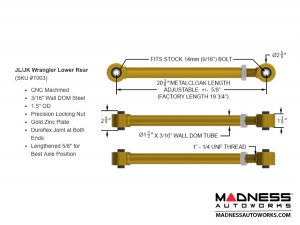 Jeep Wrangler JL Suspension Kit - Game Changer - 3.5" - RockSport Red Edition Shocks