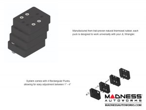 Jeep Wrangler JL Suspension Kit - Dual-Rate Kit  - 2.5" - RockSport Edition 