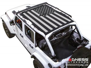 Jeep Wrangler JL Top Trailmesh - 4Door - Tactical Flag Solid