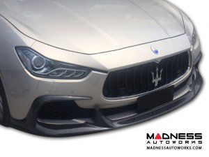 Maserati Ghibli Exterior Trim - Carbon Fiber - Front Lip - Grand Touring Maserati Ghibli Exterior Trim - Carbon Fiber - Front Lip - Grand Touring