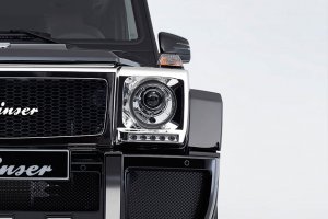 Mercedes-Benz G-Class Chrome Headlight Covers Chrome by Lorinser