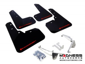 Subaru XV Crosstrek Mud Flaps by Rally Armor - Red Subaru XV Crosstrek Mud Flaps by Rally Armor - Red