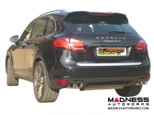 Porsche Cayenne Turbo (958) Performance Exhaust by Ragazzon - Evo Line - Axle Back - Dual Exit/ Quad Tip