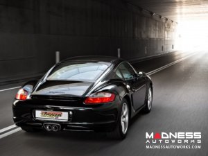 Porsche Cayman/ Cayman S (987) Performance Exhaust by Ragazzon - Evo Line - Center Exit/ Dual Tip