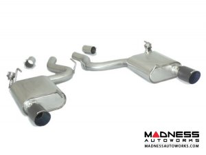 Ford Mustang EcoBoost Performance Exhaust by Ragazzon - Evo Line - Axle Back w/ Vacuum Operated Valve - Dual Exit/ Dual Carbon Tip