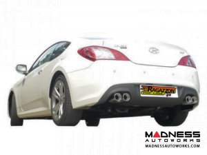 Hyundai Genesis 2.0T Performance Exhaust by Ragazzon - Evo Line - Dual Exit/ Quad Tip