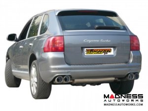 Porsche Cayenne Turbo (955) Performance Exhaust by Ragazzon - Evo Line - Axle Back - Dual Exit/ Quad Tip