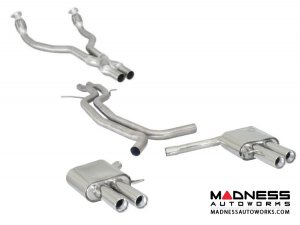Audi S5 (2008-2012) Performance Exhaust by Ragazzon - Evo Line - Dual Exit/ Quad Tip