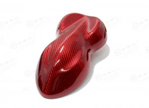 Alfa Romeo Giulia Rear Diffuser Lip - Carbon Fiber - Quadrifoglio Model - Red Candy 