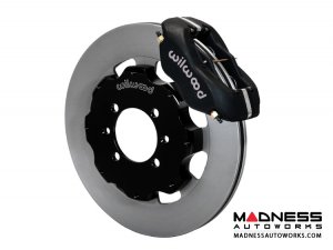 Mazda Miata Brake Conversion Kit - Front - Wilwood - Dynalite 4 Piston - Black Calipers / Plain Face Rotors - 2016+
