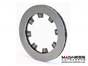 Mazda Miata Brake Conversion Kit - Front - Wilwood Dynalite 4 Piston - Red Calipers / Plain Face Rotors - 2016+