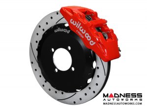Mazda Miata (2016+) Brake Conversion Kit - Wilwood Dynapro 6 Piston Front Brake Kit (Red Calipers /  SRP Drilled & Slotted Rotors)