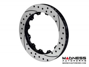 Mazda Miata (2016+) Brake Conversion Kit - Wilwood Dynapro 6 Piston Front Brake Kit (Black Calipers /  SRP Drilled & Slotted Rotors)