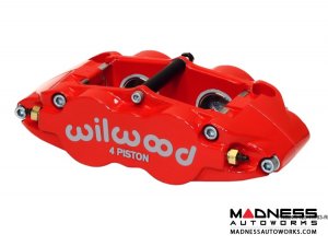 Jeep Wrangler JK Brake Conversion Kit - 12.88" Rotors - Wilwood Superlite 4R 4 Piston Front Brake Upgrade Kit (Red Powder Coated Calipers / GT Slotted Rotors)