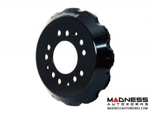 Jeep Wrangler JK Brake Conversion Kit - 14" Rotors - Wilwood Superlite 4R 4 Piston Front Brake Upgrade Kit (Black Powder Coated Calipers / SRP Drilled & Slotted Rotors)