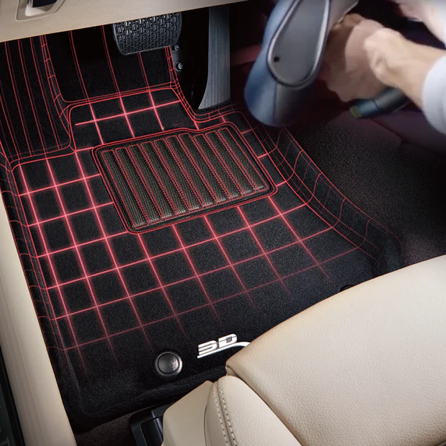 Honda Accord Floor Mats - Front and Rear - 3D MAXpider - Elegant Series - Black - `13-`17 Sedan
