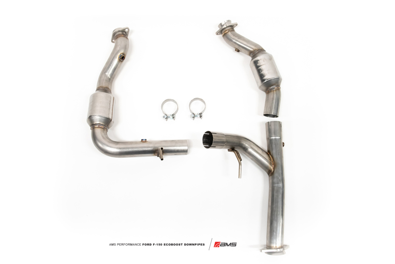 Ford F-150 Performance Exhaust - AMS - Catted Downpipe - `15-`27