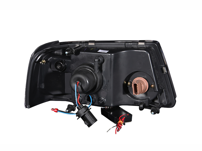 Ford Ranger Projector Headlights - ANZO - Halo CCFL - Black - `01-`11