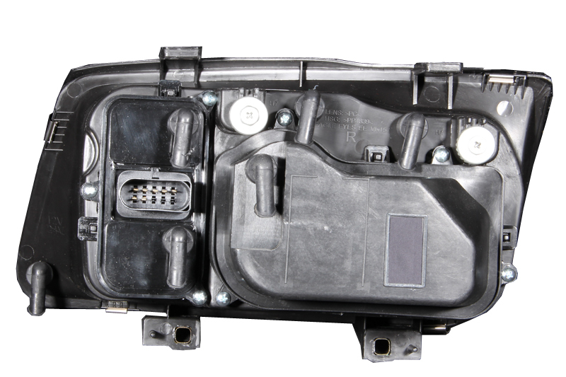 Volkswagen Jetta Projector Headlights - ANZO - Halo Clear Lens with Fog Lights CCFL - Black - `99-`05