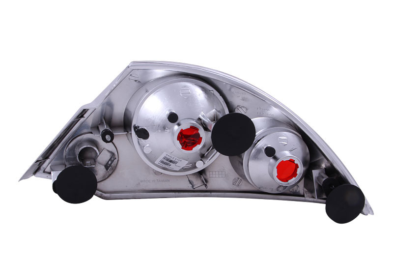 Mitsubishi Eclipse Taillights - ANZO - Clear Lens, Black Housing - Black - `00-`05