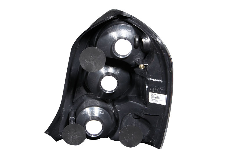 Mazda Protege Taillights - ANZO - Clear Lens, Black Housing - Black - `02-`03