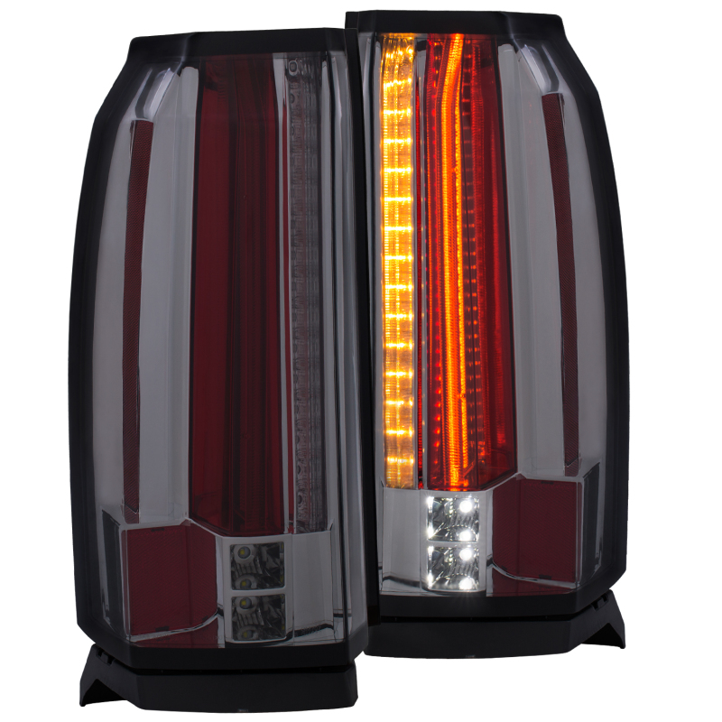 GMC Yukon XL Taillights - ANZO - LED - Smoke - `15-`17