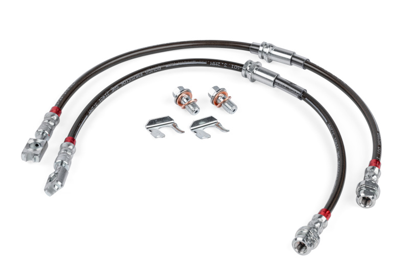 Audi A3 Brake Line Kit - Front - APR - Braided Stainless Steel - Smoked Clear - `06-`09