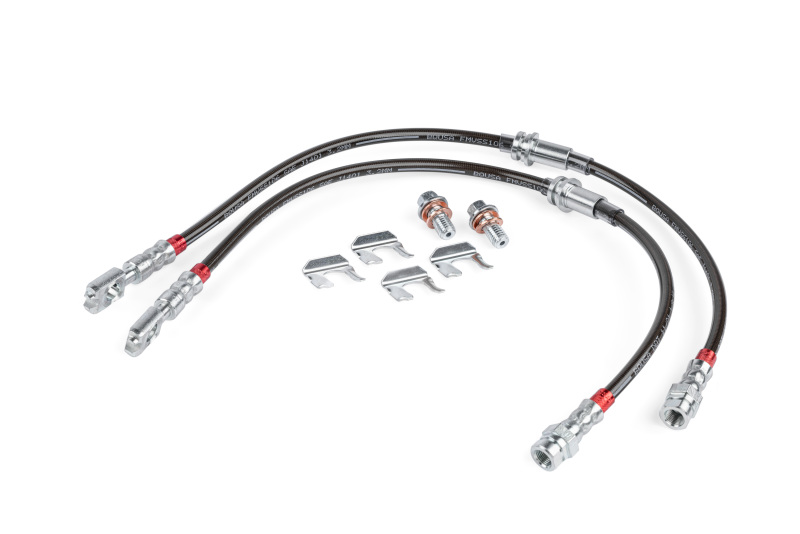 Audi S3 Brake Hose Kit - Front - APR - Braided Stainless Steel - Smoked Clear - `15-`20
