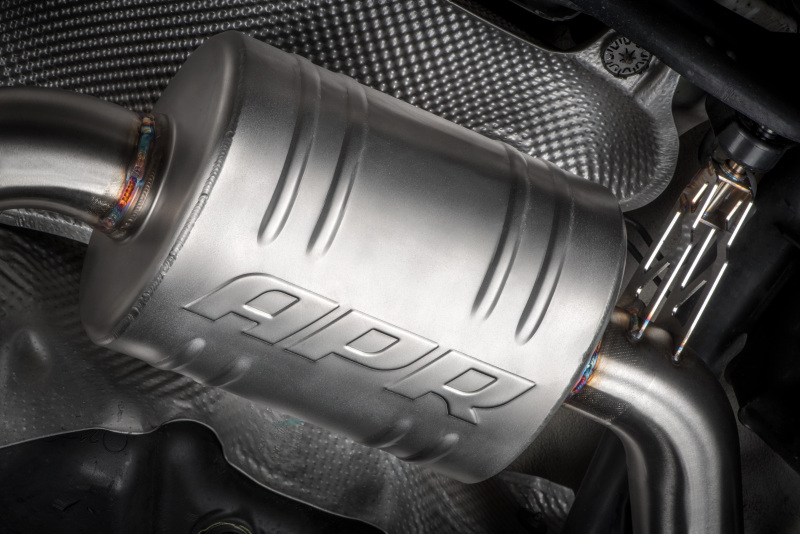Volkswagen GTI Performance Exhaust - APR - Cat Back with Resonator - Polished - `15-`17