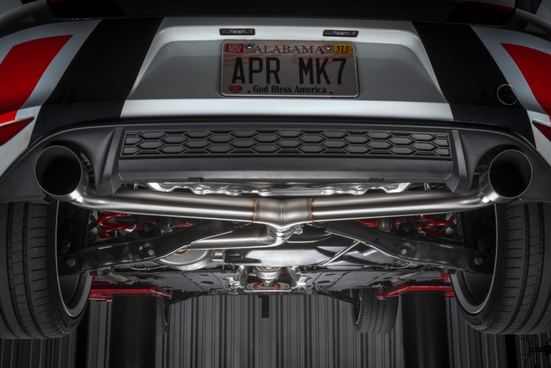 Volkswagen GTI Performance Exhaust - APR - Cat Back with Resonator - Polished - `15-`17