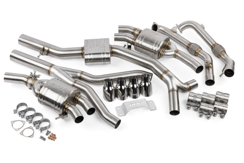 Audi S5 Performance Exhaust - APR - Catback - Polished Stainless Steel - `18-`25