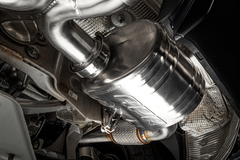 Porsche Cayman Performance Exhaust - Right - APR - Catback Exhaust - Muffler Only, Straight-through Sound Absorption - `17-`24