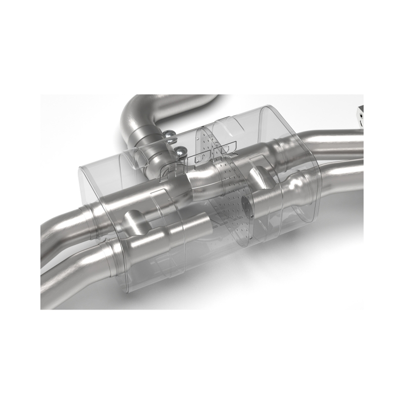 Volkswagen Golf R Performance Exhaust - APR - APR Catback with Dual Helmholtz Resonators - Matte Carbon Fiber - `22-`25