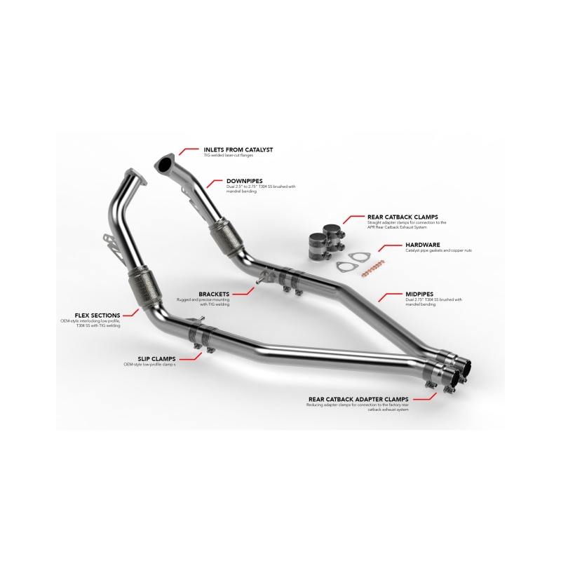 Audi SQ5 Performance Exhaust - APR - Cat Back - `18-`25