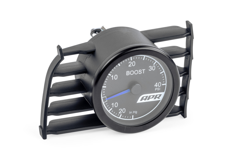Volkswagen GTI Mechanical Boost Gauge System - APR - Vent Mounted, 52mm, LED Backlight - Blue - `15-`21