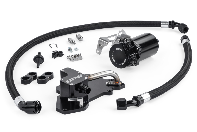 Volkswagen GTI Oil Catch Can System - APR - Catch Can System w/ Top Plate - `15-`21