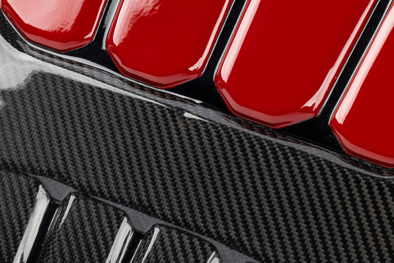 Volkswagen Golf R Engine Cover - APR - Carbon Fiber Twill - Gloss Carbon Fiber Twill - `22-`24